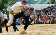 Der einheimische Andi Imhof und Andreas Ulrich sind nur zwei von insgesamt zwölf «Eidgenossen» am Urner Kantonalen. (Bild: PD)