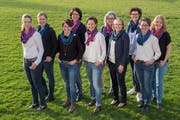 Der aktuell Vorstand (von links): Nadine Strickler, Marlis Bieri, Andrea Clavadetscher, Irene Gerig, Germaine Siegwart, Doris Leutwyler, Lydia Christen, Sandra Waser, Ursi von Rotz, Karin Harmath.