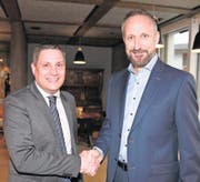 Der abtretende BVZ-Präsident Peter Rust (links) und sein Nachfolger Franz Aebli. (Bild: PD)