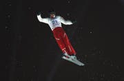 Noé Roth setzt seinen Aufstieg im Weltcup fort (Bild: Sergei Ilnitsky/Keystone, Moskau, 3. März 2019)
