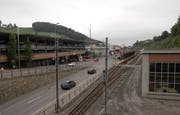 Das Areal beim Bahnhof Herisau hat Entwicklungspotenzial. (Bild: APZ)