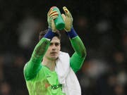 Zurück im Tor: Chelsea lässt bei seinem Goalie Kepa Arrizabalaga Gnade walten (Bild: KEYSTONE/AP/TIM IRELAND)