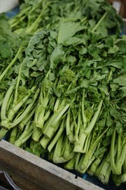 Gerüsteter Stängelkohl Cima di rapa.
