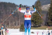 Nadine Fähndrich, Schweizer Meisterin über 30 km. (Bild: Urs Flüeler/Keystone (30. März 2019))