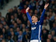 Ludovic Ajorque und Racing Strasbourg sicherten sich den Sieg im französischen Ligacup dank einem Erfolg im Penaltyschiessen gegen Guingamp (Bild: KEYSTONE/EPA/IAN LANGSDON)