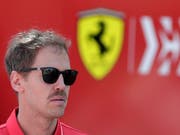 War mit Ferrari noch nie so schlecht in eine Saison gestartet: Sebastian Vettel, beim zweiten Saisonrennen in Bahrain mit Schnauzer (Bild: KEYSTONE/AP/HASSAN AMMAR)
