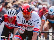 Alexander Kristoff lässt bei Gent - Wevelgem alle hinter sich (Bild: KEYSTONE/EPA/STEPHANIE LECOCQ)