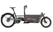 Cargobike: Ab sofort spielt man gerne den Lastesel, denn Schwertransporte sind fast ein Kinderspiel. (Bild: Velociped/Riese und Müller)