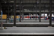 Der Luzerner Bahnhof. (Bild: Dominik Wunderli, Luzern, 17. November 2018)