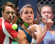 Wollen sich ins Scheinwerferlicht spielen (von links): Adrian Bodmer, Nina Stadler und Nadine Keller. (Bilder: Urs Lindt/Freshfocus, Mario Gaccioli)