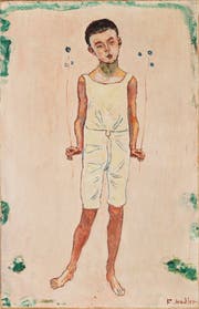 Ferdinand Hodler, Bezauberter Knabe, um 1905. (Bild: Kunstmuseum Luzern. Schenkung Monika Widmer)