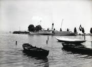 Der Kreuzlinger Hafen 1936. (Bild: PD)