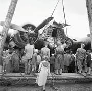 Das Flugzeug als Besucher-Magnet.
