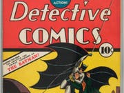 In diesem Heft von 1939 ist Comic-Held Batman zum ersten Mal aufgetaucht. Zu seinem 80 Geburtstag gibt es dieses Jahr zahlreiche Jubiläumsveranstaltungen (Archivbild). (Bild: Keystone/AP Heritage Auctions Galleries)