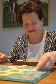 Das Spiel ihres Lebens: Blanca Gröbli ist passionierte Scrabble-Spielerin. (Bilder: Tobias Söldi)