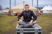 Alexander Lichner, überglücklicher Zirkusartist. (Bild: Urs Bucher)