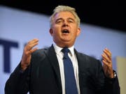 Brandon Lewis, der Chef der britischen Konservativen, will den neuen EU-Vorstoss zur Lösung der Brexit-Frage nicht akzeptieren. (Bild: KEYSTONE/AP/RUI VIEIRA)
