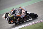 Geht heute aus der dritten Startreihe ins Moto2-Rennen: Tom Lüthi. (Bild: Mirco Lazzari/Getty, Doha, 3. März 2019)