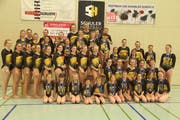 Alle Turnerinnen der Geräteriege Bürglen haben den Testwettkampf erfolgreich absolviert. (Bild: Paul Gwerder, Bürglen, 31. März 2019)