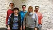 Der aktuelle Vorstand des Vereins Buuramart: (von links) Lorenz Huber, Heidi Gantenbein, Florian Tischhauser, Barbara Samu, Thomas Eggenberger. (Bild: PD)