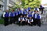 Die 20 Sänger des Hobbychörli Bürglen freuen sich auf einen gelungenen Unterhaltungsabend. (Bild: PD)