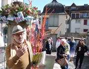 Urs Stieger wusste das diesjährige «Brünnele» mit passenden Texten und wohlgewählten Liedern stimmungsvoll zu umrahmen. (Bild: René Jann)