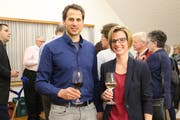 Sven Aschwanden und Manuela Jung freuen sich auf ihre neuen Ämter. (Bild: Hannelore Bruderer)