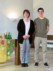 Silvan Holenweg, Wildhaus, und GPK-Mitglied Sonja Fischbacher, Unterwasser. (Bild: PD)