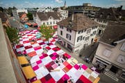 So ähnlich wie vor zwei Jahren Romanshorn dürfte die Auslegung des Bigniks in den Strassen von Trogen aussehen. Bild: Reto Martin