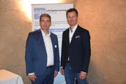 Der neue und der alte Präsident der Arbeitgebervereinigung Region Wil: Peter Breitenmoser (links) und Markus Fust. (Bild: Gianni Amstutz)