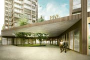 So soll der Eingang zum Gastrobetrieb «Riva» aussehen. (Bild: PD)