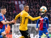 Guillaume Hoarau ist wieder in bester Goalgetter-Laune (Bild: KEYSTONE/ALESSANDRO DELLA VALLE)