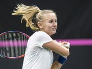 Jil Teichmann zeigt in Lugano ihren Kampfgeist (Bild: Keystone/ADRIEN PERRITAZ)