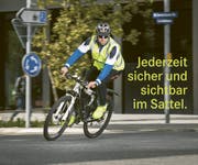 Sichtbarkeit beim Velofahren bringt Sicherheit. (Bild: PD)