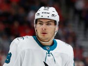 Timo Meier ist mit den San Jose Sharks in einer vielversprechenden Position (Bild: KEYSTONE/AP/PAUL SANCYA)