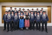 Der Jodlerklub Bärgblüemli Schattdorf freut sich auf zwei Abende voller Volksmusik. (Bild: PD)