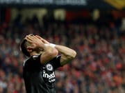 Frankfurts Filip Kostic hat gerade eine grosse Chance auf ein weiteres Auswärtstor vergeben (Bild: KEYSTONE/AP/ARMANDO FRANCA)
