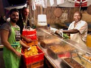 Essensreste werden eingesammelt. (Bild: Facebook Street Food Festival Luzern)