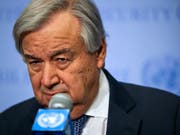 Uno-Generalsekretär Antonio Guterres hat am Mittwoch (Ortszeit) vor einer «blutigen Schlacht» um die libysche Hauptstadt Tripolis gewarnt. (Bild: KEYSTONE/AP/BEBETO MATTHEWS)
