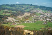 Die Deponie Tüfentobel, die sich in Engelburg befindet, gehört zu den grössten Deponien im Kanton. (Bild: Urs Bucher (9. November 2017))