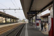 Der Rorschacher Stadtbahnhof erhält zwei überdachte Perrons. Damit dürfte er dem heutigen Goldacher Bahnhof gleichen. (Bild: Marco Cappellari)