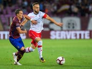 Luka Sliskovic (rechts), hier in einem Spiel gegen Servette, traf für den FCW in Aarau (Bild: KEYSTONE/MARTIAL TREZZINI)