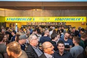 Der Andrang täuscht: Das Konsumverhalten hat sich verändert, weshalb die Brauerei Stadtbühl künftig nicht mehr an der Offa und der Olma sein wird. Bild: Urs Bucher/TAGBLATT