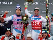 Erhalten einen neuen Speed-Trainer: Mauro Caviezel und Beat Feuz (Bild: KEYSTONE/AP/JOHN LOCHER)