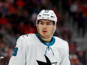 Timo Meier von den San Jose Sharks kommt nicht an die WM (Bild: KEYSTONE/AP/PAUL SANCYA)