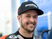 Tom Lüthi ist nach dem ersten Training und Rang 2 zufrieden (Bild: KEYSTONE/MARCEL BIERI)