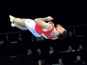 Benjamin Gischard zeigte auch im Final am Boden eine starke Leistung und verpasst eine Medaille als Vierter nur knapp (Bild: KEYSTONE/EPA PAP/MARCIN BIELECKI)