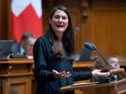 Die Grünliberale Tiana Angelina Moser findet laut einem Interview mit der «Neuen Zürcher Zeitung» vom Samstag, dass sie in den Ständerat gehört. (Bild: KEYSTONE/ANTHONY ANEX)