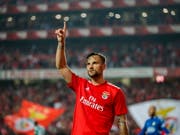 Haris Seferovic feiert seinen Treffer gegen Setubal (Bild: KEYSTONE/EPA LUSA/JOSE SENA GOULAO)