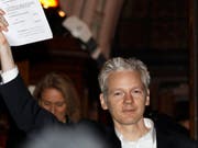 Ein Vertrauter von Wikileaks-Gründer Julian Assange aus Schweden ist in Ecuador angeklagt worden. (Bild: KEYSTONE/AP Reuters pool/STEFAN WERMUTH)